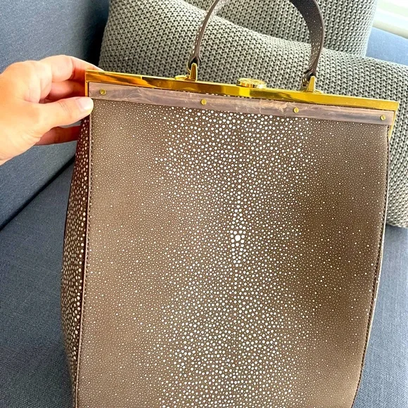 Beautiful MAXMARA limited addition bag, airbrush in soft leather. - Picture 1 of 2